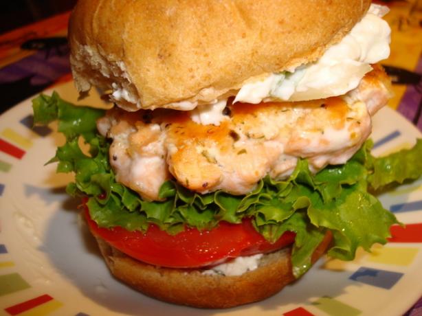 Everything Salmon Burgers(Rachael Ray). Photo by Starrynews