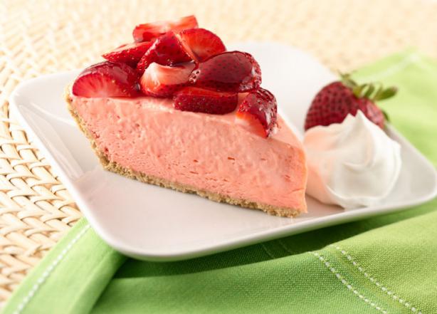 Nasoya Strawberry Cream Pie With Sugar Cookie Crust. Photo by Chef #1418921