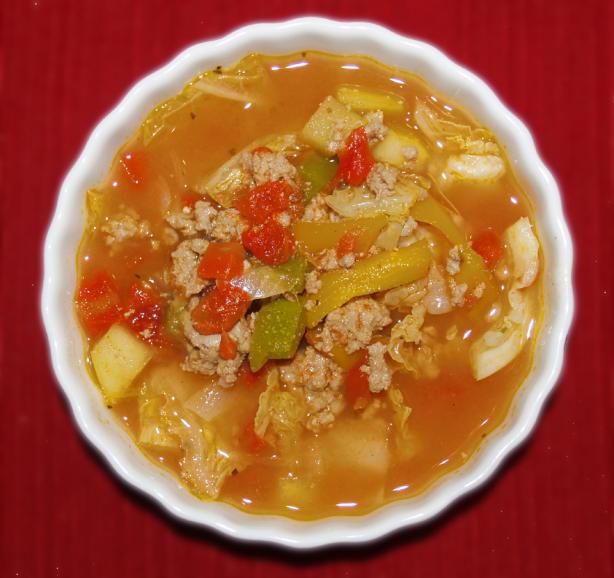 Sweet & Sour Beef-Cabbage Soup. Photo by TattooedMamaof2
