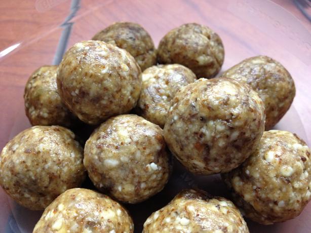 Almond Tahini Date Balls. Photo by stacato