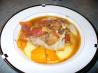 Braised Mediterranean Chicken With Polenta. Recipe by Abiner Smoothie