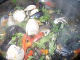 Clams and Mussels in Thai Curry Sauce
