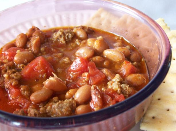 Chili for 2 ( or 4 ). Photo by Chef shapeweaver &copy;