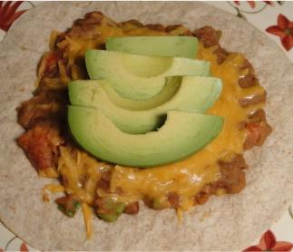 Spicy Bean and Avocado Tostadas. Photo by Debbwl