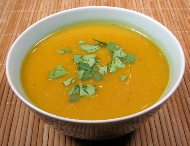 Autumn Gold Butternut Squash Soup - With Thai Inspired Flavors. Photo by dianegrapegrower