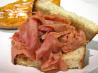 Ham Barbecue Sandwiches Pittsburgh Style. Recipe by UrbanYogaMommy
