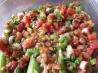 Asparagus With Tomato Vinaigrette. Recipe by Eat Your Vegetables!