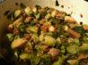 Braised Seitan With Brussels, Kale and Sun-Dried Tomatoes. Recipe by Eat Your Vegetables!