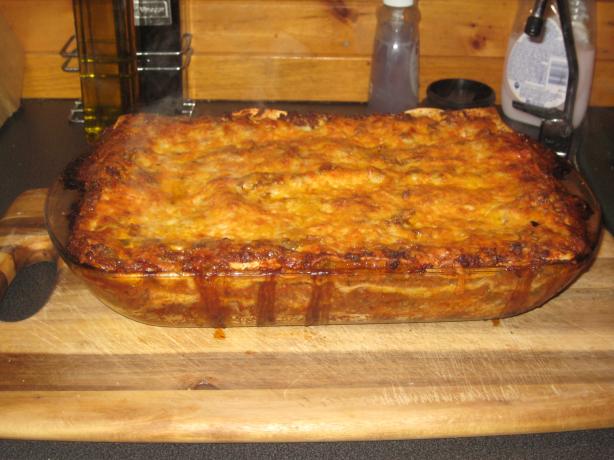 Three Cheese Beef Lasagna. Photo by CoCaShe