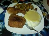 Oven Fried Chicken With Honey Butter Sauce I