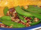 Snap Peas in Brown Butter. Photo by Shelby Jo