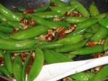 Snap Peas in Brown Butter. Photo by Shelby Jo