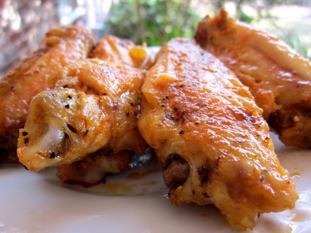 Garlic- Parmesan Buffalo Wings. Photo by gailanng