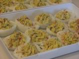 Lemon Caper Stuffed Eggs