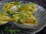 Curry Stuffed Eggs