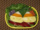 Candy Corn Onigiri (Rice Balls)