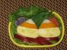 Candy Corn Onigiri (Rice Balls)