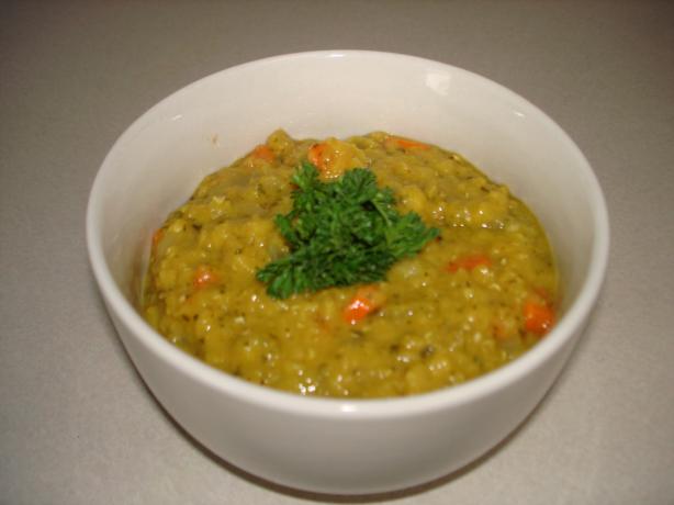Curried Red Lentil Soup With Lemon. Photo by Marly Deschauer