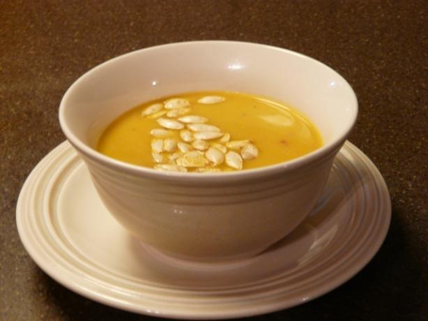Roasted Pumpkin Soup. Photo by Jencathen