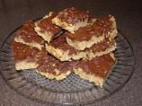 Peanut Butter Rice Krispy Treats With Chocolate Frosting. Photo by Jencathen