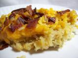 Bacon Topped Cheesy  Potatoes