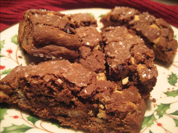 Double Chocolate Chunk Biscotti. Photo by Hazeleyes
