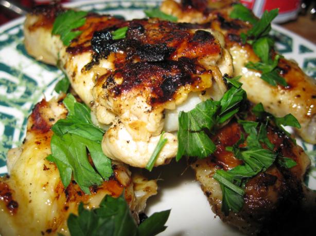 Jawaneh (Grilled Chicken Wings With Lemon and Garlic)- Lebanese. Photo by threeovens