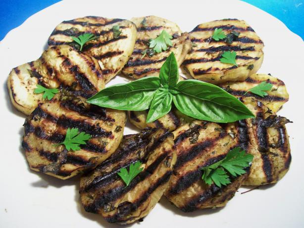Herb Grilled Eggplant (Aubergine). Photo by Sharon123