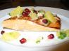 Salmon With Pomegranate and Orange Salsa