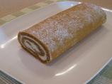 Pumpkin Cake Roll With Cream Cheese Filling