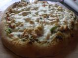 Chicken Pesto Pizza. Photo by Rollin in the Dough!