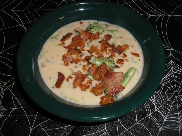 Potato Soup With Broccoli. Photo by Queen Dana