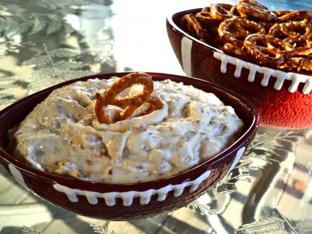 Dijon Bacon Dip for Pretzels. Photo by Nif