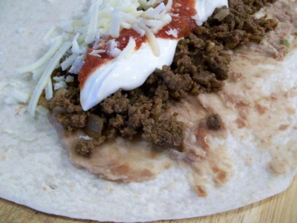 Burrito Grande, Oven Baked. Photo by 2Bleu