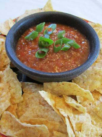 Chipotle-Tomatillo Salsa. Photo by Robyn's Cookin'