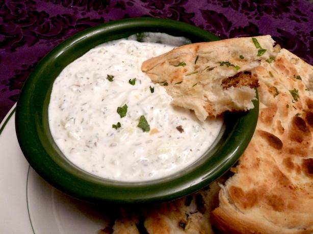 Indian Raita (Cucumber Mix). Photo by momaphet