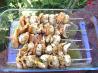Mushroom Kebabs for the Grill