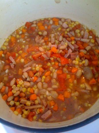 Zesty Ham and Bean Soup. Photo by St. Louie Suzie