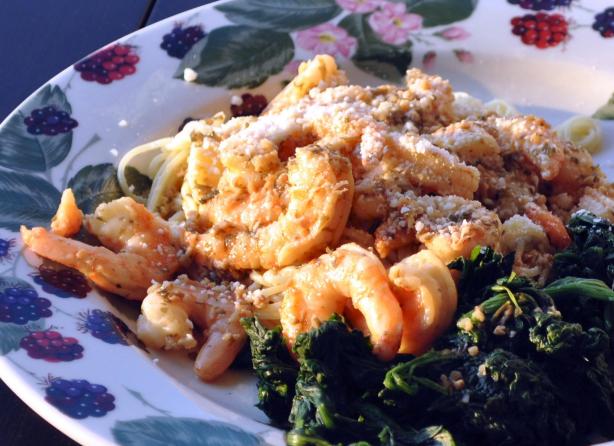 The Realtor's Shrimp Scampi W/Spaghetti. Photo by KateL