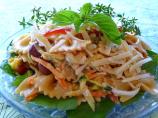 Warm Pasta Provencale With Spinach, Goat Cheese and Herbs
