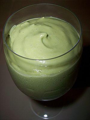 Avocado and Lime Dessert Mousse. Photo by robd16