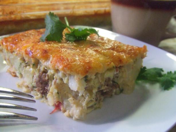 V's Simple Savory Mexican Quiche. Photo by Vseward (Chef~V)
