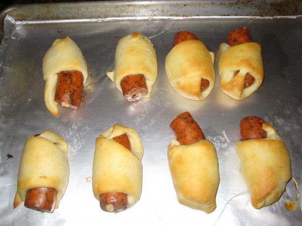 Pigs in a Blanket for Big Kids....also Called Hogs in a Sleeping. Photo by Charlene Beck