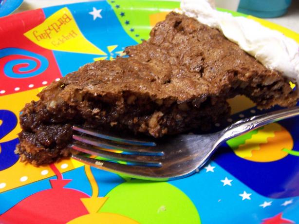 Chocolate Harvest Nut Pie. Photo by alligirl