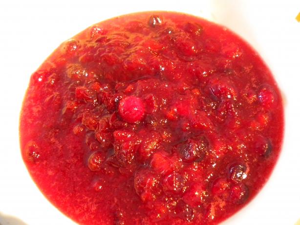 Cranberry Sauce With Orange, Tangerine and Pineapple Juice. Photo by SacramentoCouplesCooking