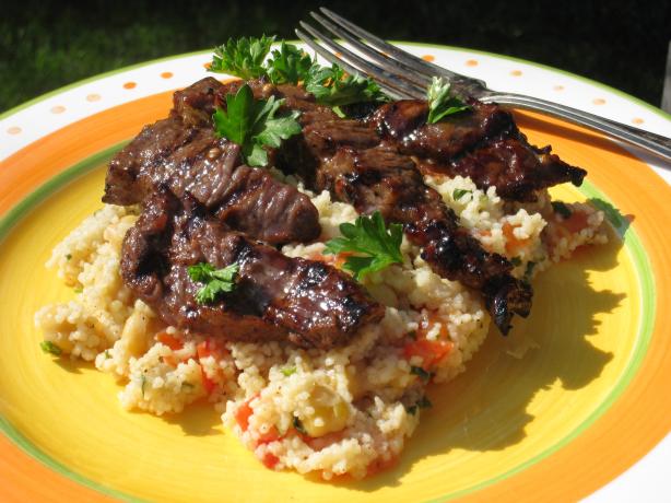 Moroccan Beef With Honey Spice Couscous. Photo by Charmie777