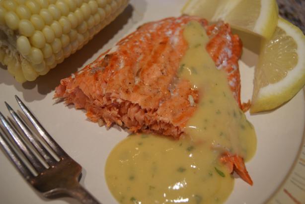 Grilled Salmon With Basil Aioli. Photo by CaliforniaJan