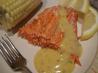 Grilled Salmon With Basil Aioli. Recipe by Dr. Jenny