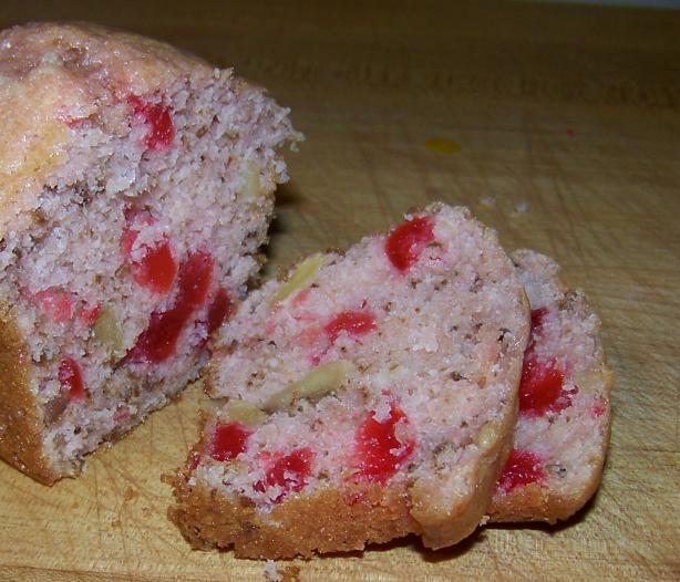 Christmas Cherry Nut Bread. Photo by Mimi in Maine