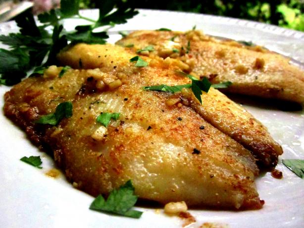 Pan Fried Tilapia from Sandra Lee. Photo by gailanng